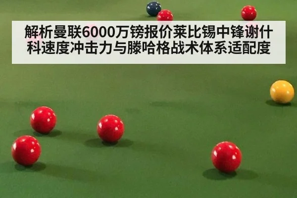 解析曼联6000万镑报价莱比锡中锋谢什科速度冲击力与滕哈格战术体系适配度